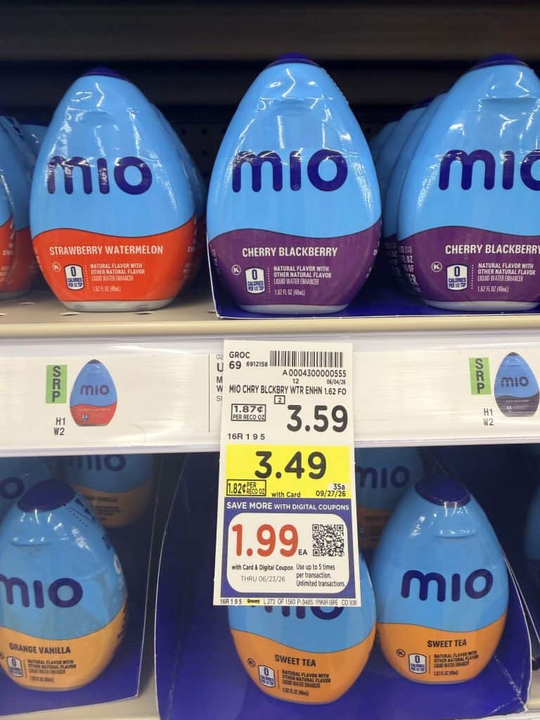 Mio Water Enhancer Kroger Shelf Image