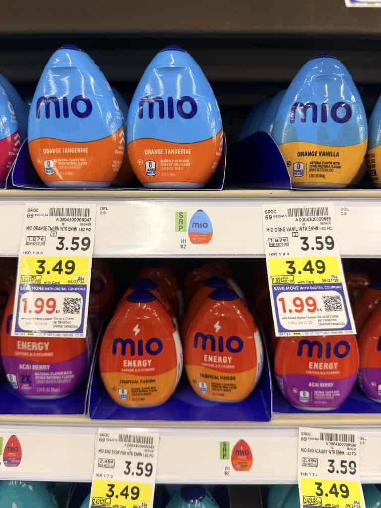 Mio Water Enhancer Kroger Shelf Image