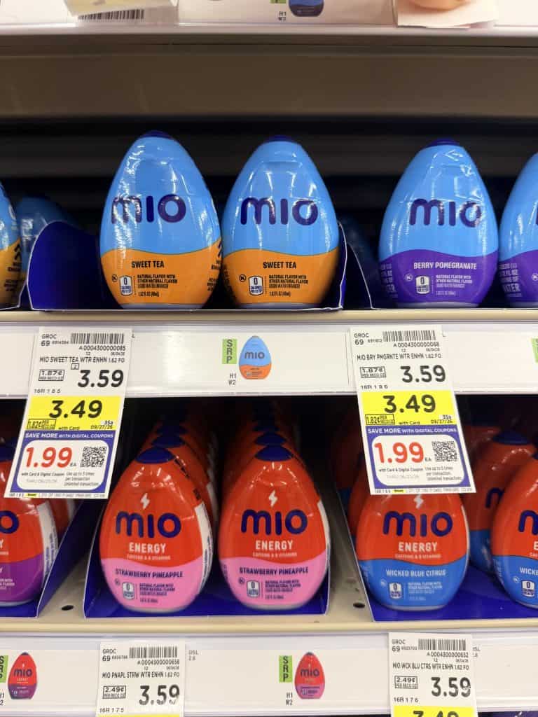 Mio Water Enhancer Kroger Shelf Image