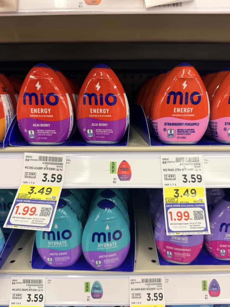 Mio Water Enhancer Kroger Shelf Image