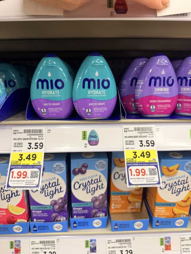 Mio Water Enhancer Kroger Shelf Image
