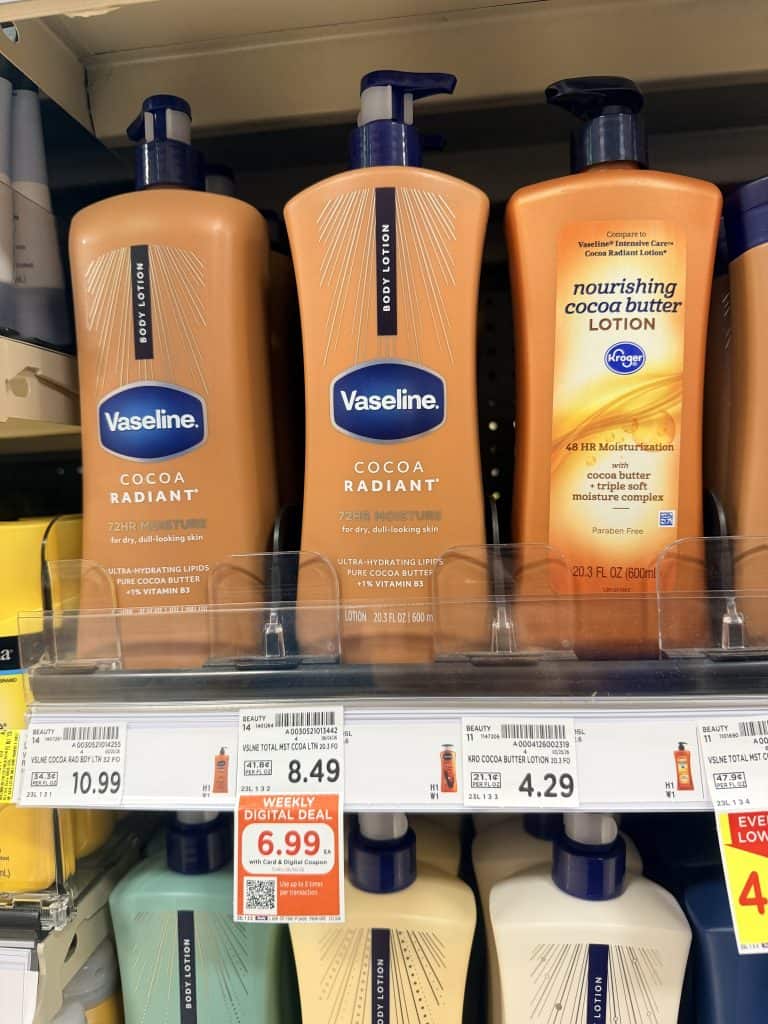 Vaseline Kroger Shelf image