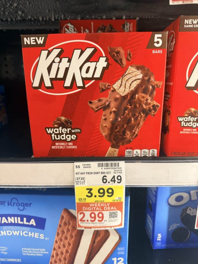 Kit Kat Bars Kroger Shelf Image