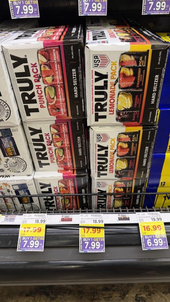 Truly Hard Seltzer Kroger Shelf image