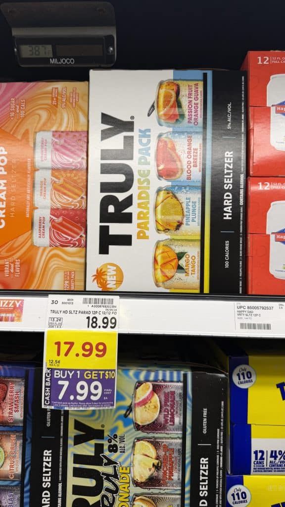 Truly Hard Seltzer Kroger Shelf image