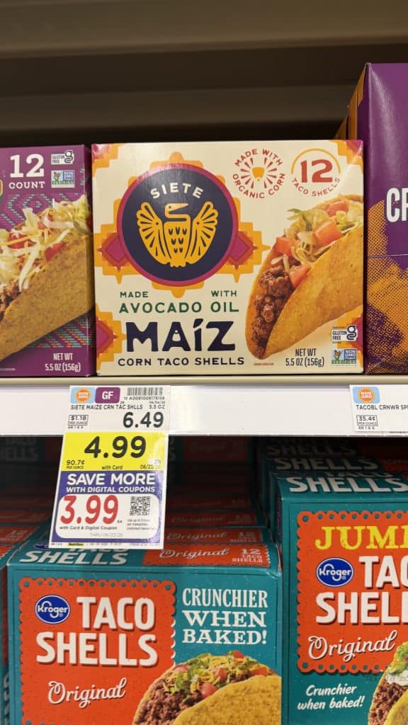Siete Seasonings Kroger Shelf Image
