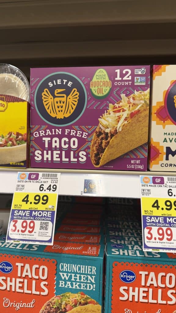 Siete Seasonings Kroger Shelf Image