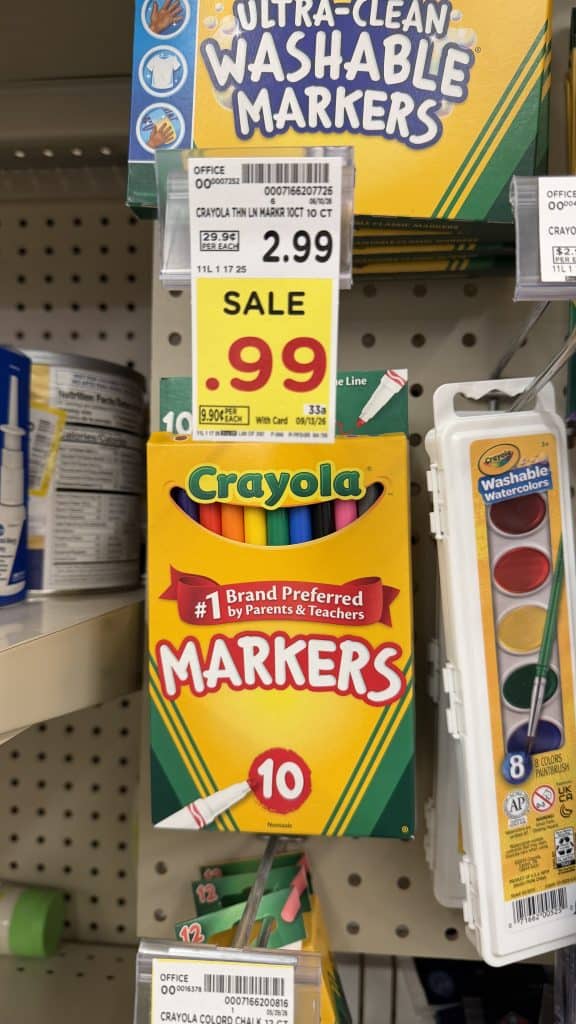Crayola Kroger Shelf Image