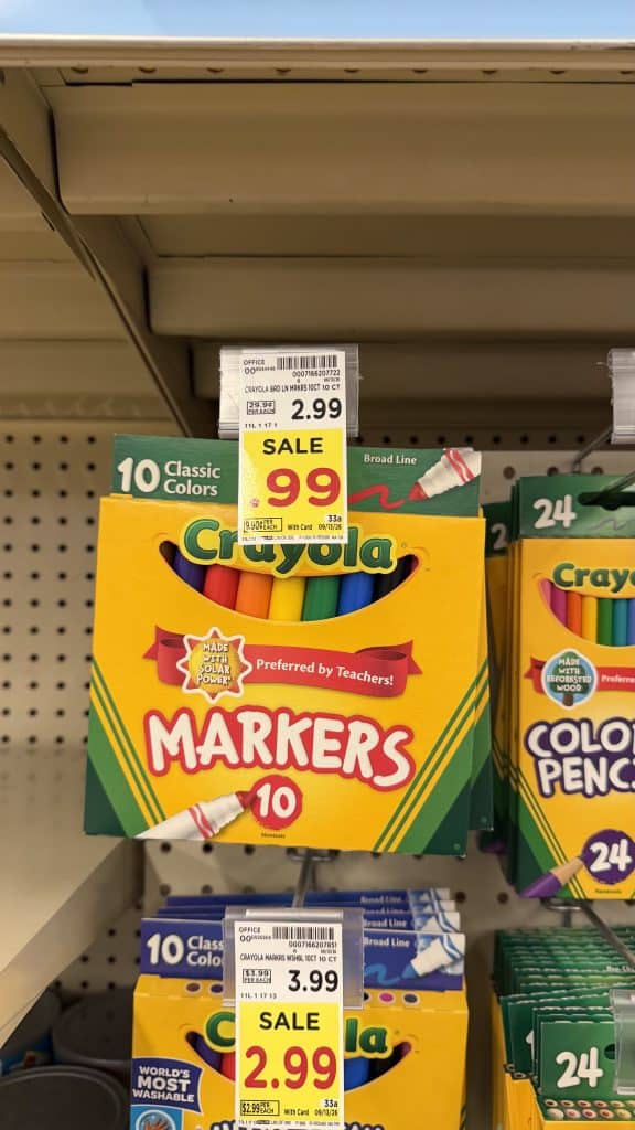Crayola Kroger Shelf Image