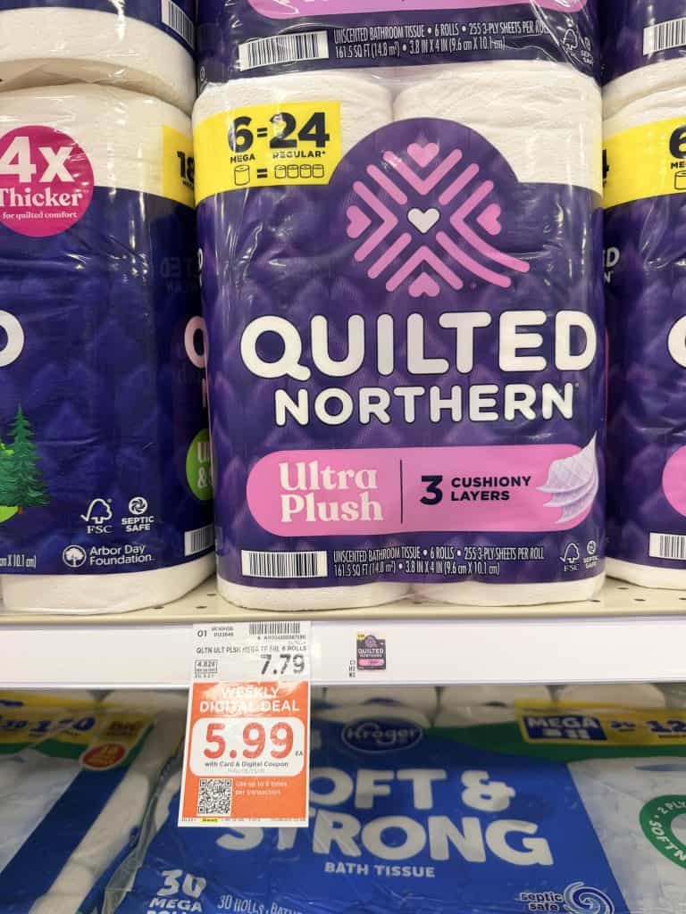 Quilted Northern Kroger shelf image