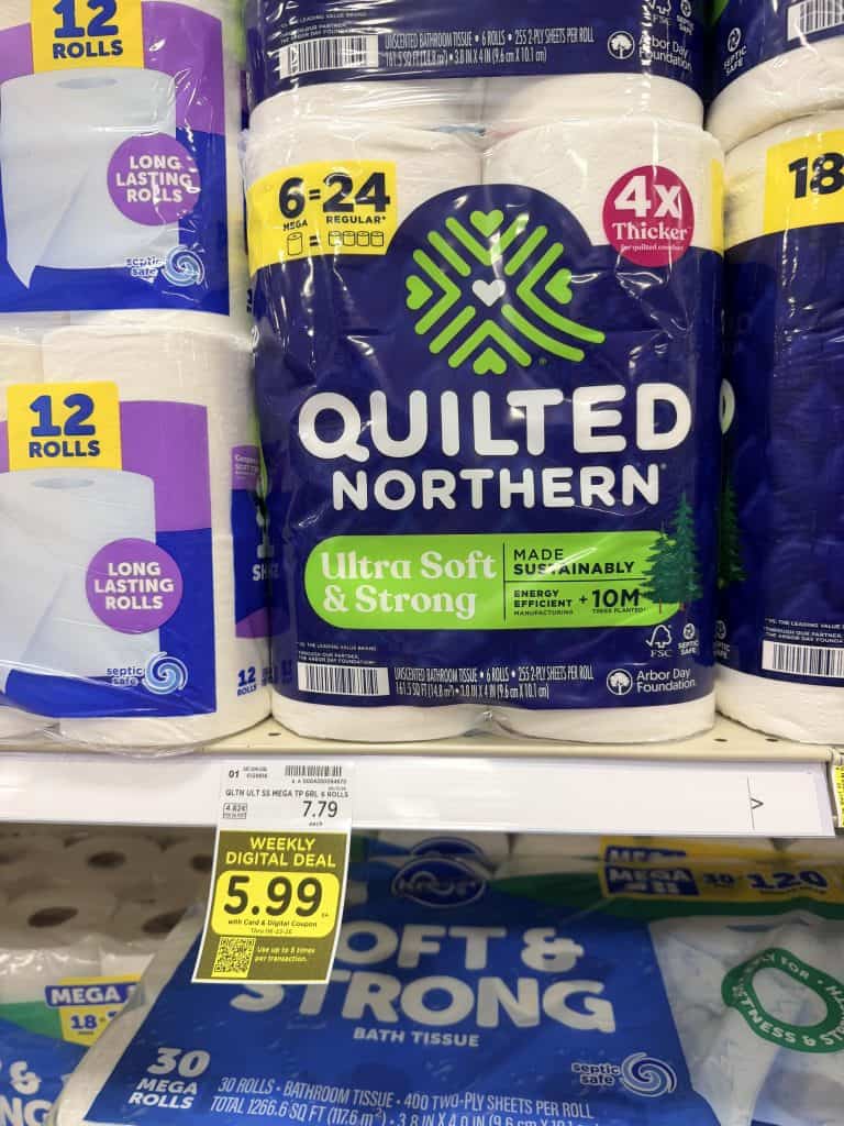 Quilted Northern Kroger shelf image