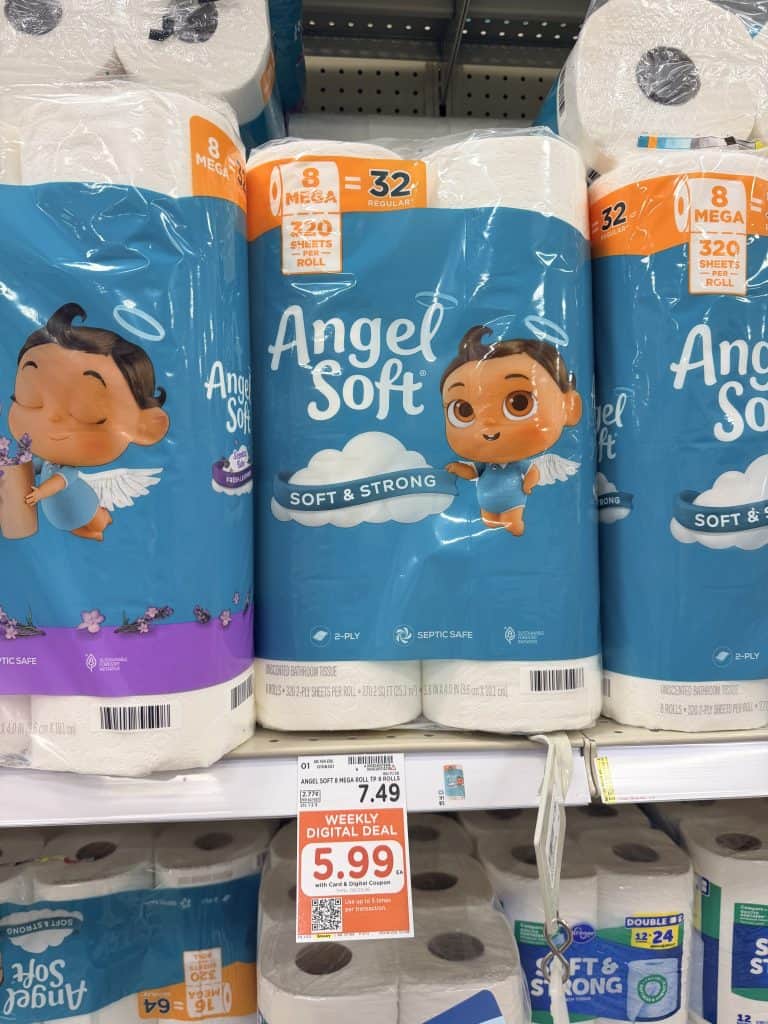 Angel Soft Kroger shelf image