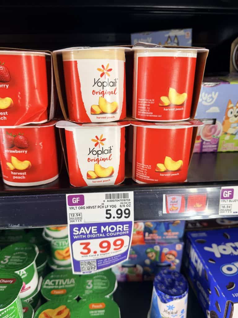 Yoplait Yogurt Kroger Shelf image