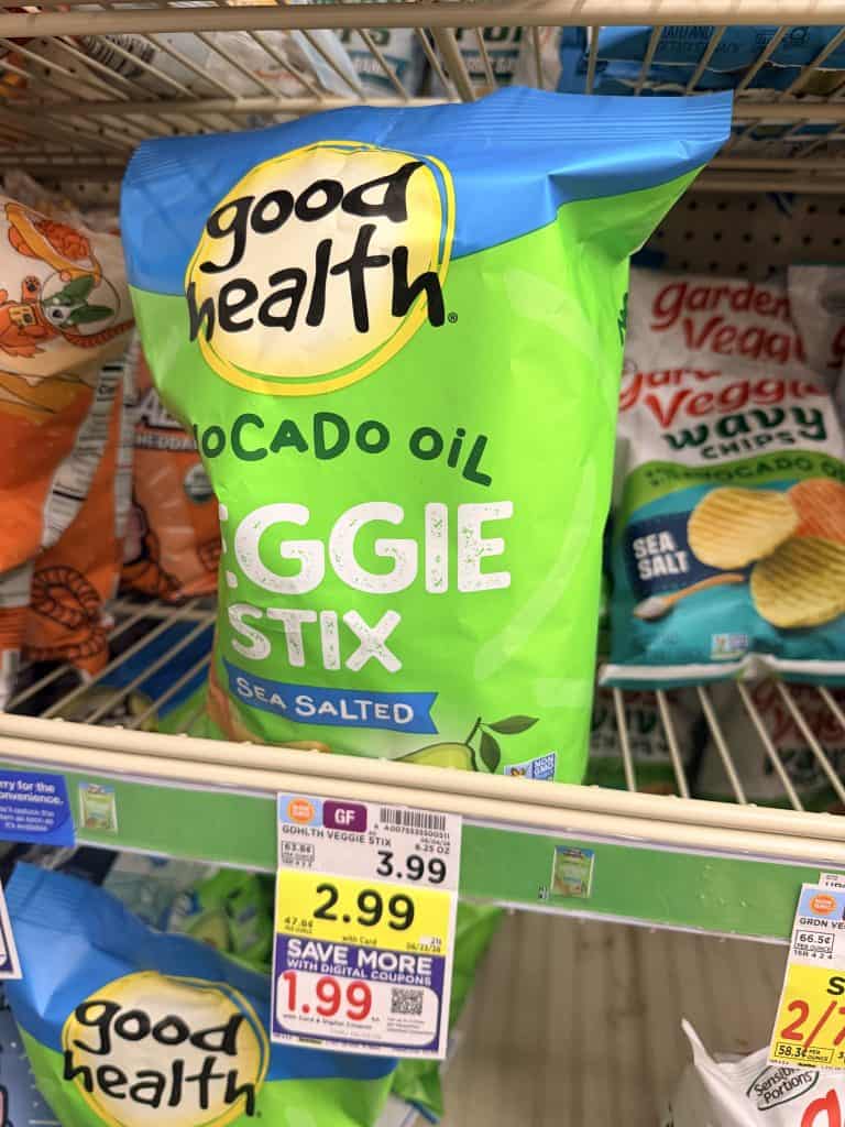 Good Health Veggie Snacks Kroger Shelf Image