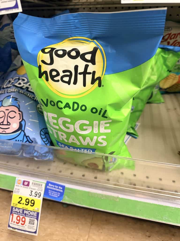 Good Health Veggie Snacks Kroger Shelf Image