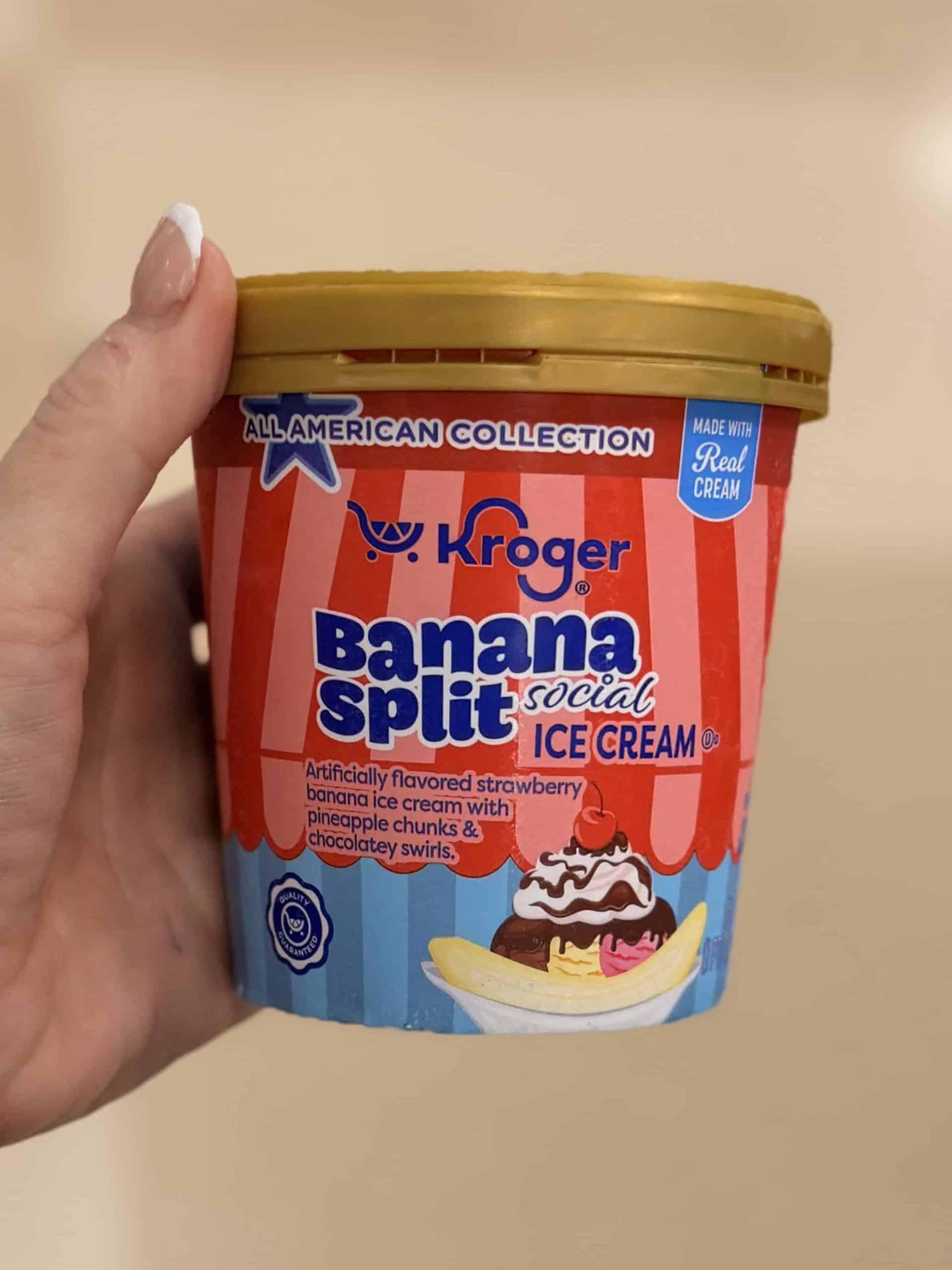 kroger ice cream pint