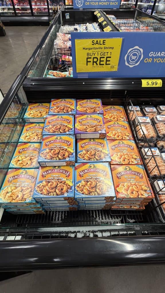 Margaritaville shrimp kroger shelf image