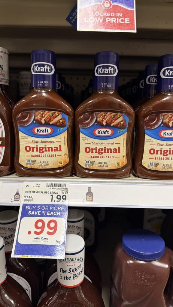 kraft bbq sauce kroger shelf image