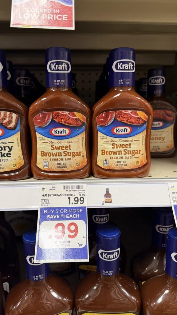 kraft bbq sauce kroger shelf image