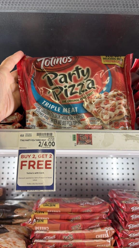 totino's pizza kroger shelf image