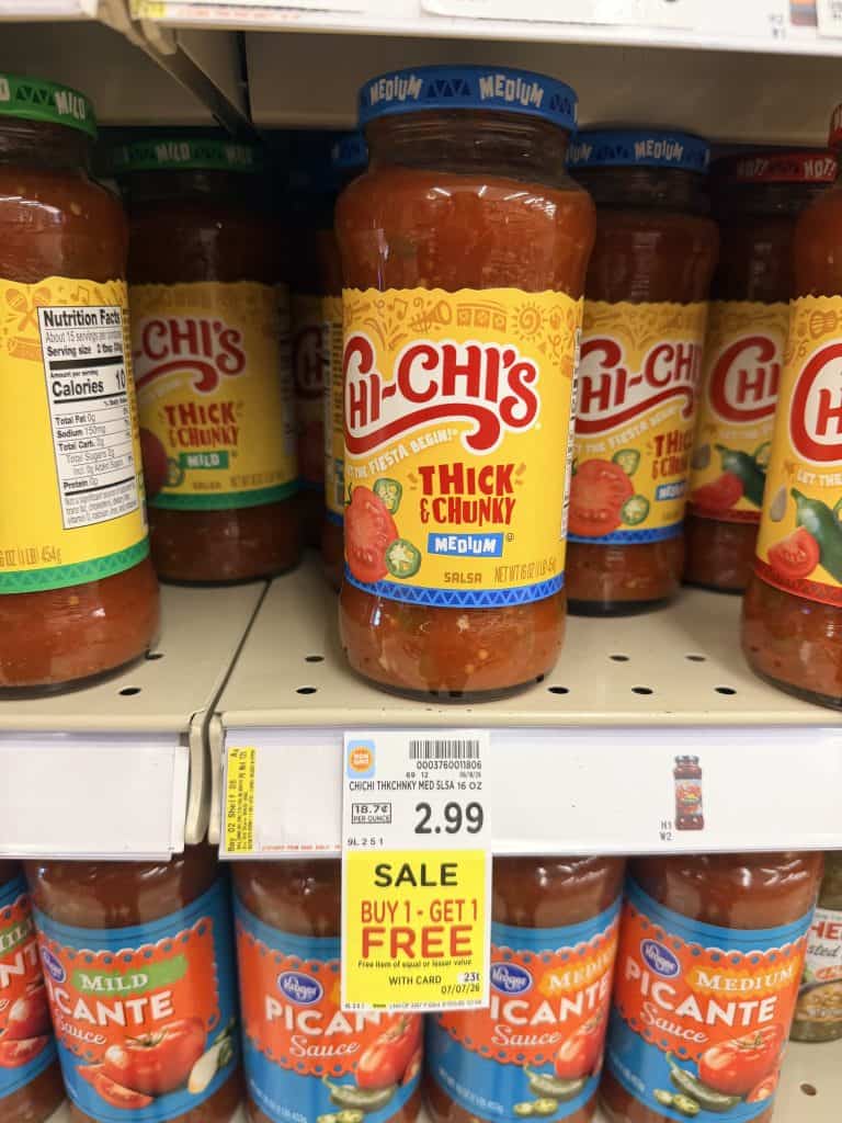 chi-chi's salsa kroger shelf image