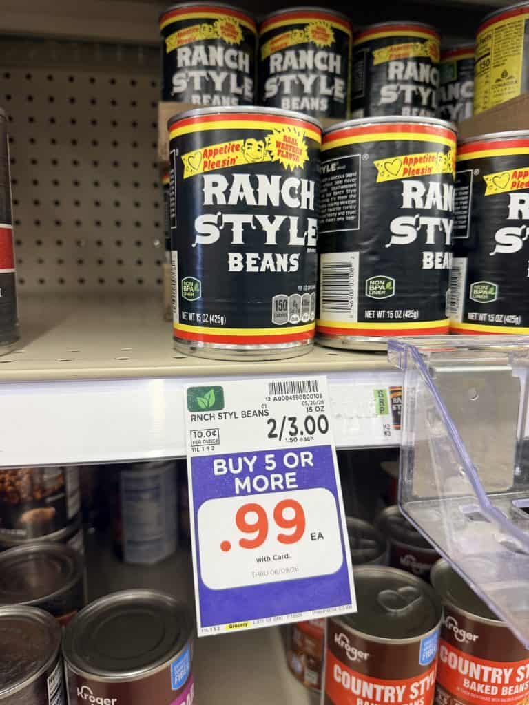 Ranch Style Beans Kroger shelf image