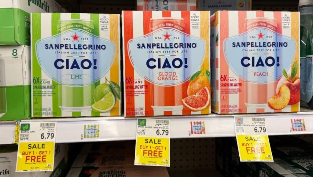 San Pellegrino Ciao! Kroger shelf image