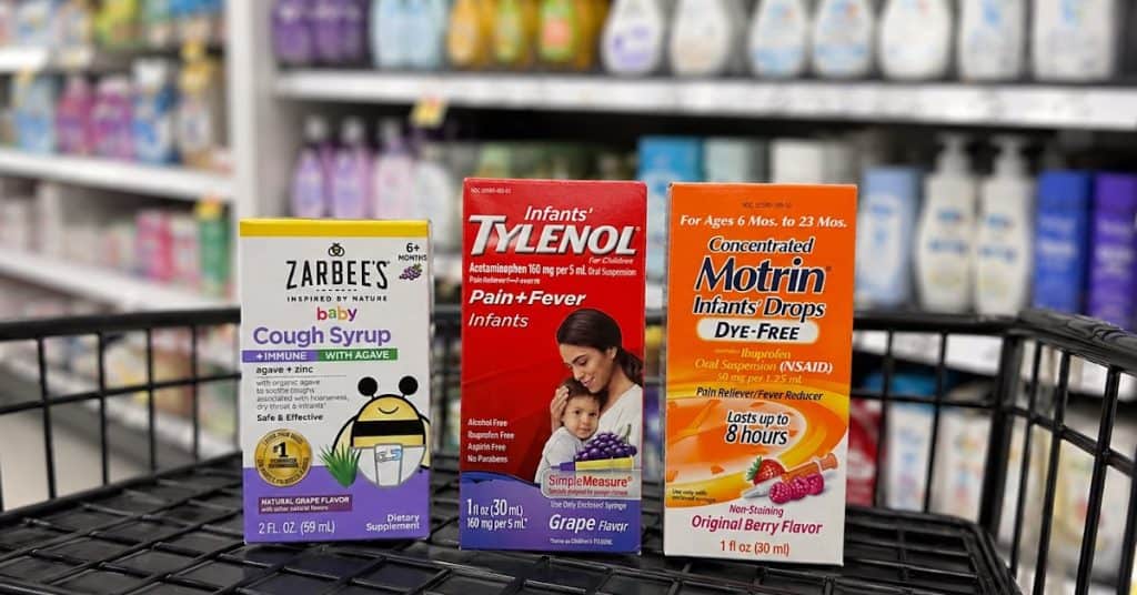 Tylenol, Zarbee's and Motrin Kroger