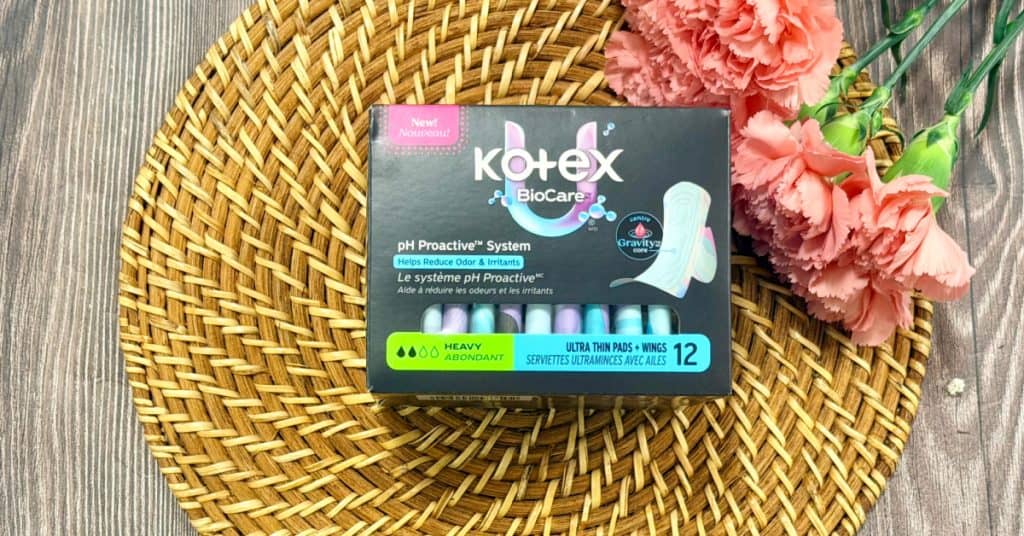U by Kotex BioCare Pads Kroger