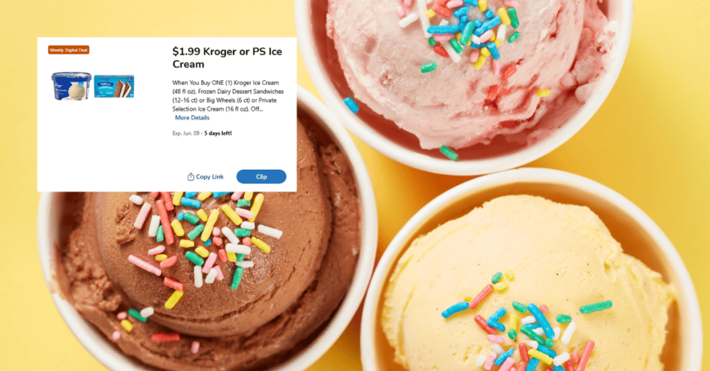 kroger and ps ice cream