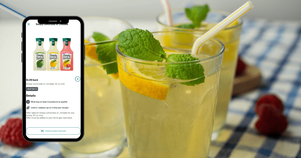 Simply lemonade and limeade