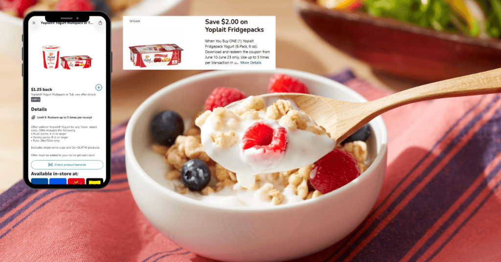 Yoplait Yogurt Fridge Packs Kroger Rebate and Digital Coupon
