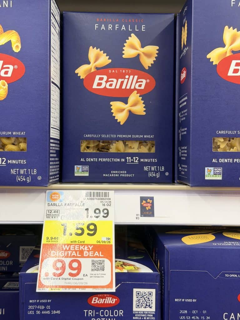 barilla pasta kroger shelf image (1)
