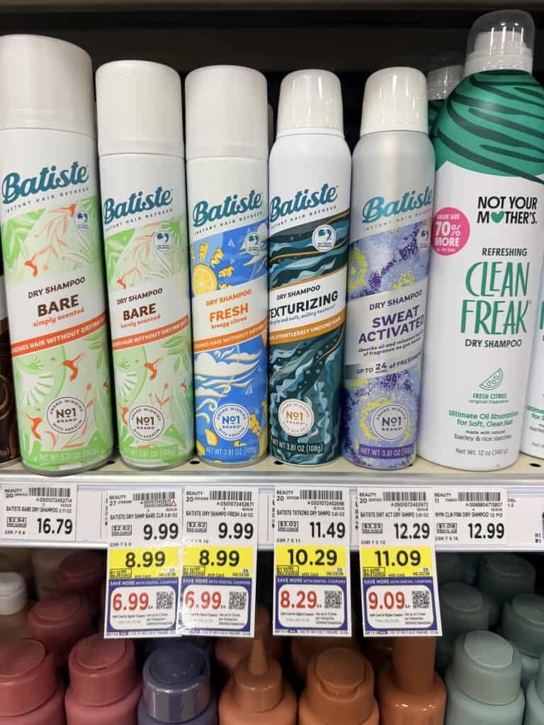 batiste dry shampoo kroger shelf image (3)