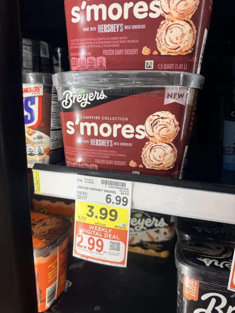 breyers ice cream kroger shelf image (1)
