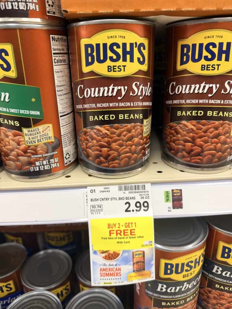 bushs beans kroger shelf image (7)