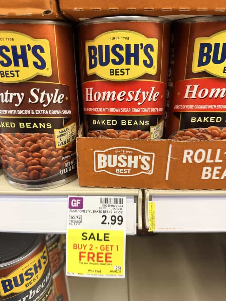bushs beans kroger shelf image (7)