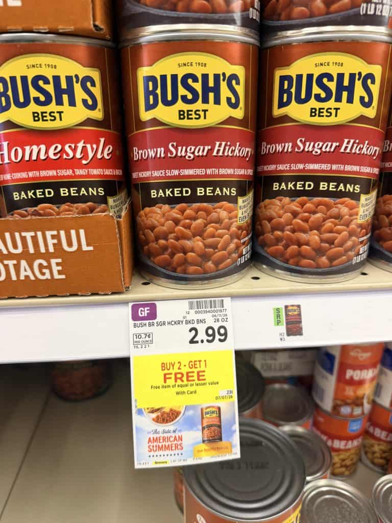 bushs beans kroger shelf image (7)