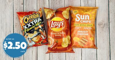 cheetos, lays and sunchips kroger krazy