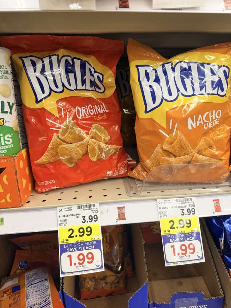 chex mix, bugles, gardettos kroger shelf image (1)