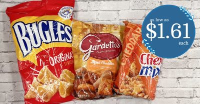 chex mix, gardettos and bugles kroger krazy