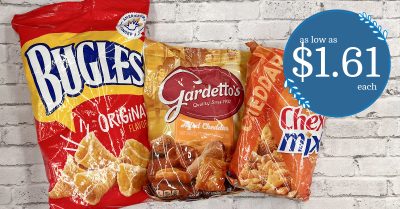 chex mix, gardettos and bugles kroger krazy