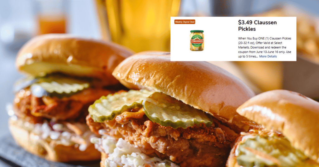 claussen pickles kroger digital coupon