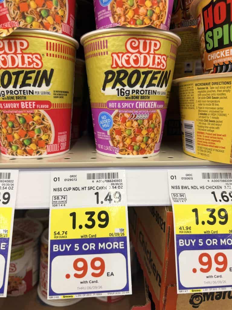 cup noodles protein kroger shelf image (1)