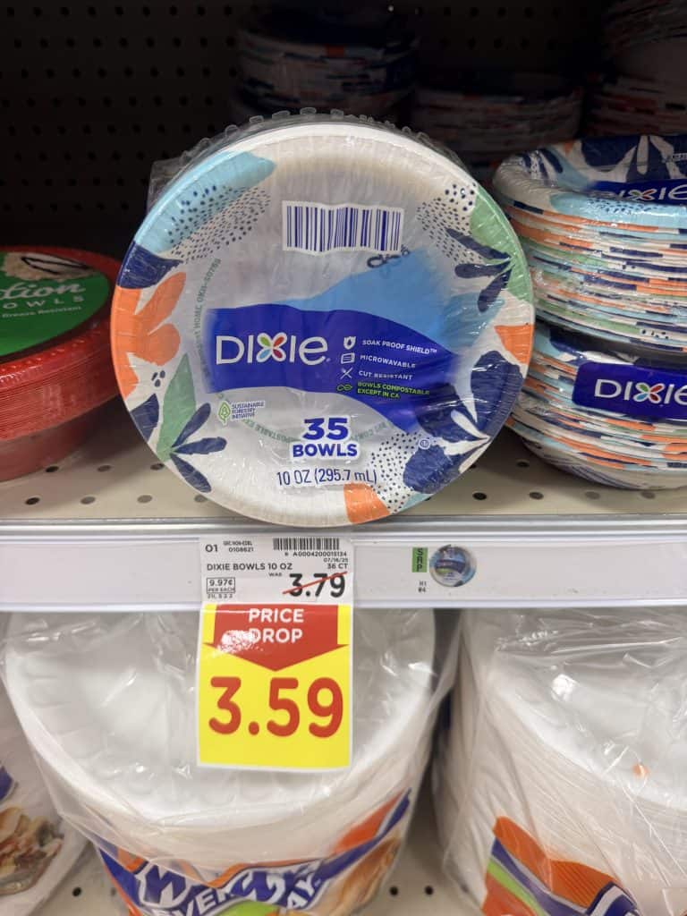 dixie plates and bowls kroger shelf image (3)
