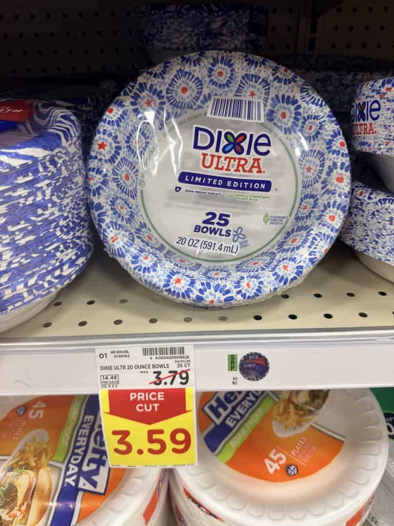 dixie plates and bowls kroger shelf image (3)