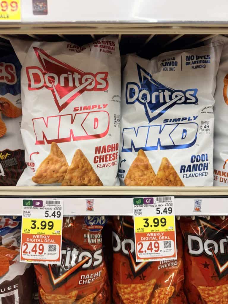 doritos, miss vickies and smartfood kroger shelf image (1)