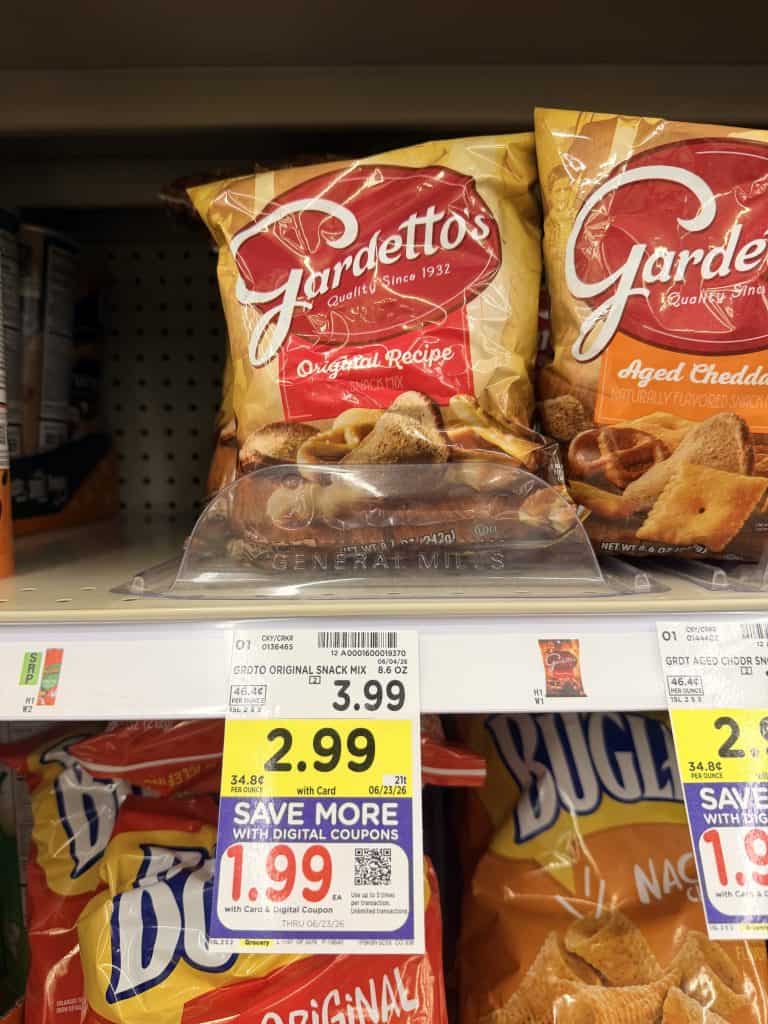 gardettos kroger shelf image