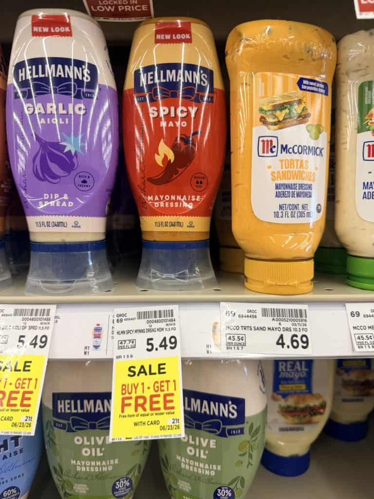hellmanns mayo kroger shelf image (2)