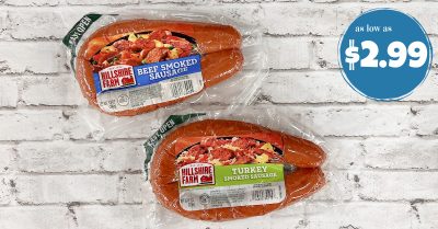 hillshire farm smoked sausage kroger krazy